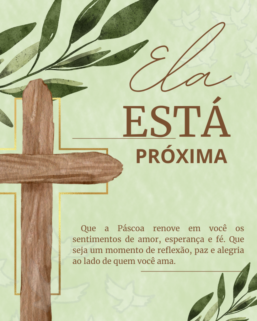 ✨ Semana que antecede a Páscoa convida à reflexão e renovação